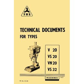 TOS V20 VS20 VN20 VS32 MACHINES MACHINES MACHINES MANUAL