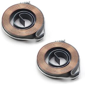 Auniwaig 2pcs Drill Press Return Spring, 3.28Ft Long, Quill Spring Feed Return Coil Spring Assembly, 42mm x 8mm x 0.8mm