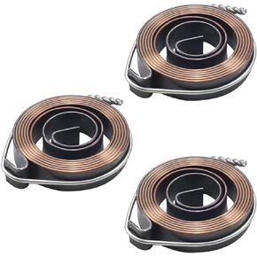 Auniwaig 3pcs Drill Press Return Spring, 2.23Ft Long, Quill Spring Feed Return Coil Spring Assembly, 36mm x 8mm x 0.8mm