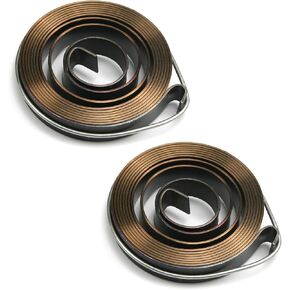 Heiarbeit Drill Press Spring Spring ، Quill Spring Feed Return Coil Spring Assembly 60.63 "x0.39" x0.04 "2pcs