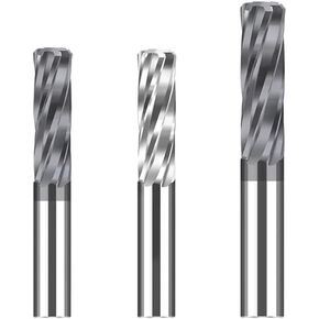 Carbide Machine Reamer Spiral 1.1 1.2 1.3 1.4 1.5 1.6 1.7 1.8 1.9 Metal Cutter 4 Flutes CNC Chucking Reamer Cutting Tools Coated(Coated1.2X15X50L)