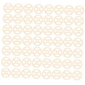 ERINGOGO 100pcs Simple Adjustment Buckles Abs Seat Adjustment Buckles Abs Seat Buckles Seat Buckles for Buckles Elastic Band Adjustment Buckles Car White Faceplate, 6.8X6.8cm
