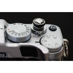 Lensmate Bird Soft Release Button - Black - fits Any Standard Threaded Release - fits X100VI, X100V, X100F, X100T, Xpro3 & Xpro2, X-T3, X-T2, X-E3, X-E2s, X-E2, X-T30, X-T20