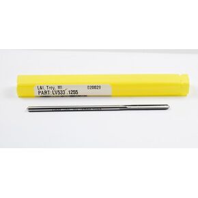 .1255 X .119 X 1"" X 3-1/2"" OAL 4 STRAIGHT FLUTE HSS RH CHUCKING REAMER BD5633450