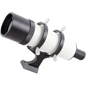 Microscope 8x50 Optical Finder Tube with Black Or White Bracket Astronomical Telescope Accessory(White Bracket)
