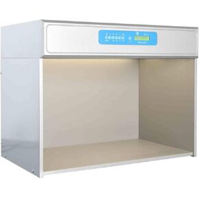 Color Assessment Cabinet Color Matching Box with 6 Light Sources,Lab Color Matching Light Box Tester Machine for Fabric Textile Clothes Printing