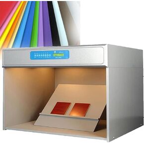 Color Matching Cabinet, Six Light Sources Color Matching Cabinet, Led Light Box Color Matching Cabinet, for Textile Printing and Dyeing Materials, D65, Tl84, F, Uv,Cwf,U30 Six Light Sources