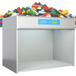 6 Light Sources Color Matching Cabinet, Color Assessment Cabinet, Lab Color Matching Light Box, Light Booth for Matching