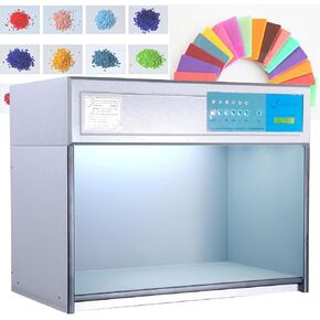 Color Assessment Cabinet, Lab Color Matching Light Box,LED Light Box Color Matching Cabinet,6 Light Sources(D65/TL84/F/UV/CWF/TL83)