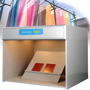 Color Matching Cabinet,Color Light Matching Cabinet 6 Light Sources Assessment Cabinet Fabric Textile Clothes Color Cabinet Device Tool