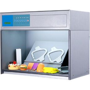 Color Assessment Cabinet Lamp Cabinet Color Controller Light Box, Color Assessment Box for Printed Textile Hardware Leather Plastic Fabric