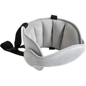 Car Seat Head Support, Baby Adjustable Breathable Neck Relief Head Holder Strap Headrest Band, Comfortable Automotive Travel Safety Sleeping Accessories, Universal for Truck, SUV, RV (Pink)