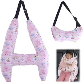 H-Shape - Kid Car Sleeping Head Support, Travel Pillow Car Sleeping Long Journeys Pillows for The Back seat Adults and Children on Head Support and Body Support U-Shaped Pillows (F)