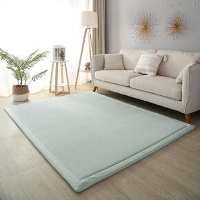 Crawling Mat for Baby Non-Slip，Nursery Rug，Coral Velvet Area Rugs，2cm Thick Kids Carpet-Off White-120 * 150cm