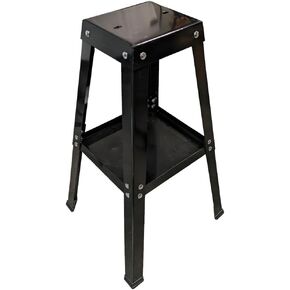 Universal Bench Grinder Stand Buffer Vise Tool Floor Stand with Tray Shelf Rack