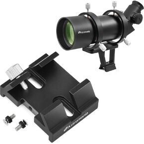 Astromania 10x60 Finder Scope - Bundle with - Schmidt-Cassegrain Finder Scope Base