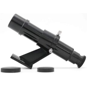 Monoculars Telescope High Power Astronomical Telescope Eyepiece Finderscope Plastic with Dust Cap Black 5X24 Lightweight for Specific Area Observation Binoculars