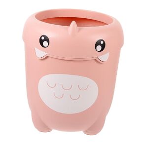 Vosarea Dinosaur Trash Bin Conte Cartoon Design Sgency Lidless Waste for Home Bedroom Story for Rooms Plastic Trash Storage حامل