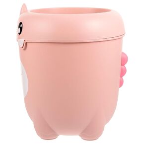 Cartoon Dinosaur Trash Can Cute Lidless Rubbish Bin for Boys Plastic Garbage Storage Holder for Rooms Playrooms and More