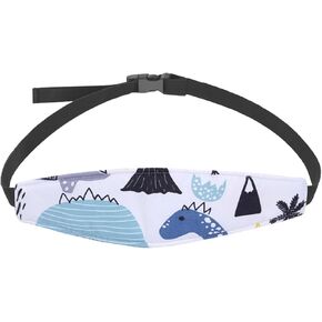 Baby Carseat Adjustable Head Support Neck Relief Head Strap Prevent Braking Shock Elastic Bands Toddler Cartoon Headrest Car Seat Head Support Infant Car Seat Head Support Baby Boy Toddler