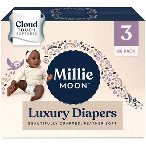 Millie Moon Luxury Diapers - Size 3 and Ct 88