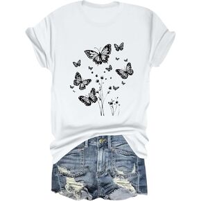 Womens Summer Tops Y2K Outfits for Women 2025 Club Linen Shirts Boat Neck Tie Dye Shirt Western Tops for Women