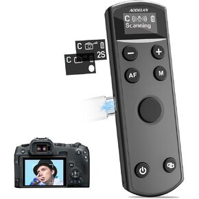 Remote Control for Nikon Camera,USB-C Rechargeable Wireless Shutter Release with OLED Screen – Video, Zoom & Focus Control for for Nikon A1000, B600, P1000, P950, Z6III, Z30, Z50II, Zfc, Z5 (Black)