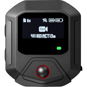 GPS Bluetooth التحكم عن بُعد لكاميرات Insta360 (X5/X4/X3/GO 3S/ACE Pro 2/ACE Pro/One x2) - إكسسوارات حركة ذكية 25M ، GPS Bluetooth 5.0 ملحقات التحكم عن بُعد الذكية (أسود)