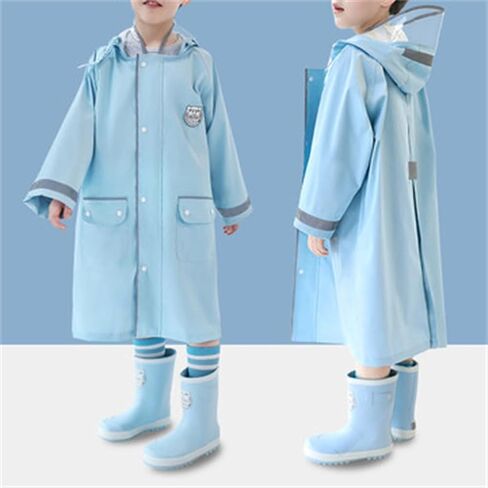 Kids Raincoats Water-Proof Rainsuit 3D Cartoo𝓷 Rain Jacket Toddler Rainwear Poncho for Girls Boys in Saudi Arabia