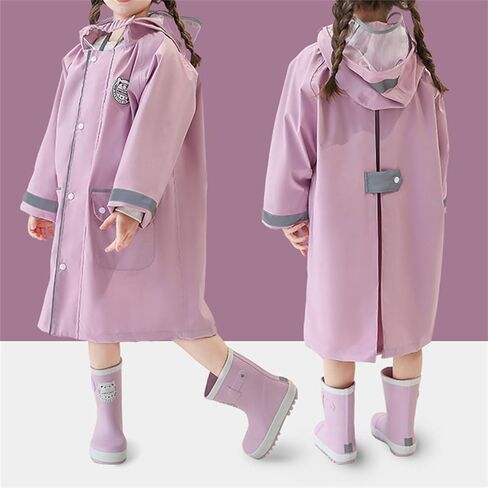Kids Raincoats Water-Proof Rainsuit 3D Cartoo𝓷 Rain Jacket Toddler Rainwear Poncho for Girls Boys in Saudi Arabia