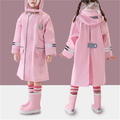 Kids Raincoats Water-Proof Rainsuit 3D Cartoo𝓷 Rain Jacket Toddler Rainwear Poncho for Girls Boys in Saudi Arabia