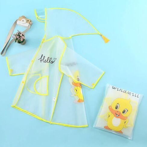 Newborn Baby Boys Long Sleeve Cartoo𝓷 Color Windbreak Outerwear Coat Button Hoodie Rain Jacket Raincoat in Saudi Arabia