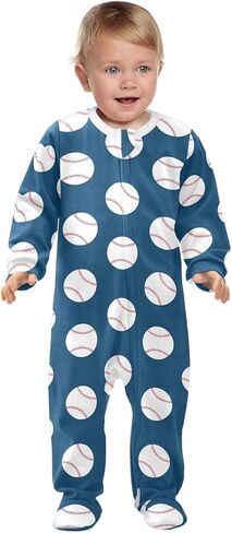 Pfrewn Baby One-Piece Footies Newborn Rompers Cotton Footed Sleep Play for Boys Girls 3M in Saudi Arabia