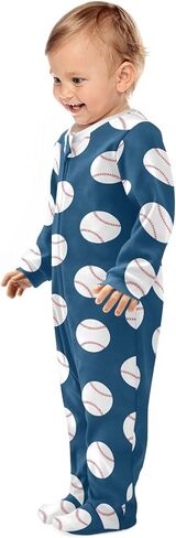 Pfrewn Baby One-Piece Footies Newborn Rompers Cotton Footed Sleep Play for Boys Girls 3M in Saudi Arabia