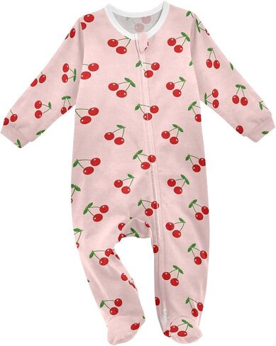 Dussdil Baby One-Piece Footies Newborn Rompers Pajamas Cotton Footed Pjs for Sleep Play Boys Girls in Saudi Arabia