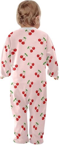 Dussdil Baby One-Piece Footies Newborn Rompers Pajamas Cotton Footed Pjs for Sleep Play Boys Girls in Saudi Arabia