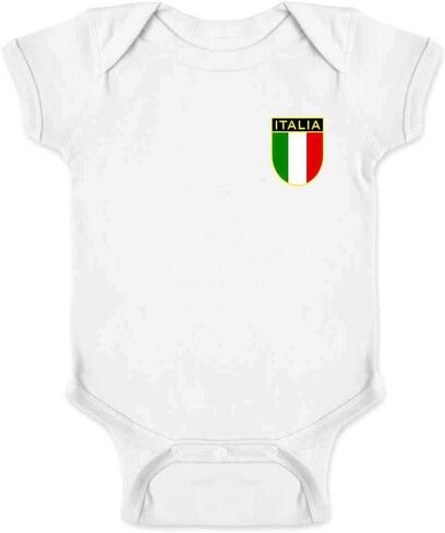 Pop Threads Italy Soccer Retro National Team Infant Baby Boy Girl Bodysuit in Saudi Arabia