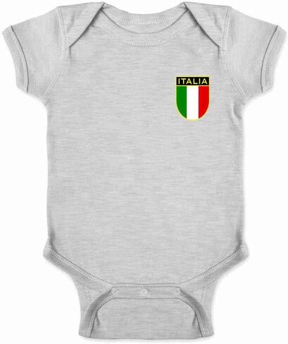 Pop Threads Italy Soccer Retro National Team Infant Baby Boy Girl Bodysuit in Saudi Arabia