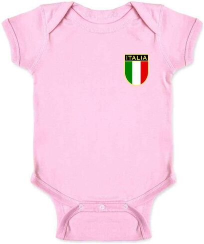 Pop Threads Italy Soccer Retro National Team Infant Baby Boy Girl Bodysuit in Saudi Arabia