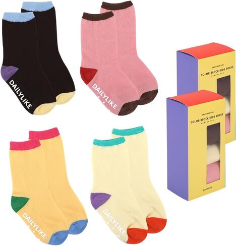 Baby Boys Girls Ongle Non Slip Crew Color Coll Coll With Grippers Anti Skid for Infant in Kuwait