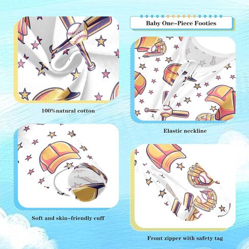vvfelixl Funny Cows Milk Baby Sleepers For Girl Boys Newborn Baby Play One-Piece Footies For 0-24 Months in Saudi Arabia