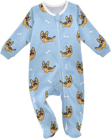 vvfelixl Funny Cows Milk Baby Sleepers For Girl Boys Newborn Baby Play One-Piece Footies For 0-24 Months in Saudi Arabia