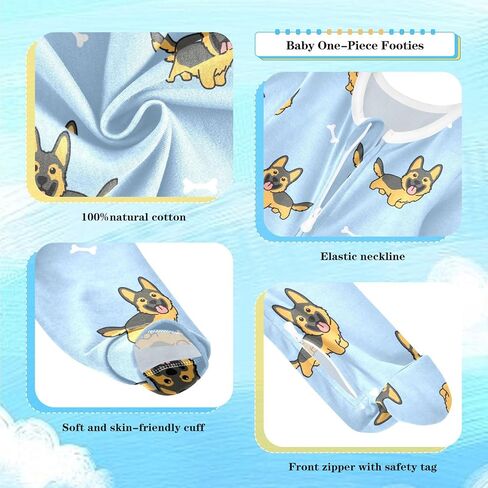 vvfelixl Funny Cows Milk Baby Sleepers For Girl Boys Newborn Baby Play One-Piece Footies For 0-24 Months in Saudi Arabia
