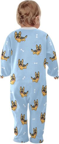 vvfelixl Funny Cows Milk Baby Sleepers For Girl Boys Newborn Baby Play One-Piece Footies For 0-24 Months in Saudi Arabia