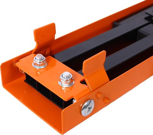 Saw Horses 2 Pack, Folding Sawhorse Heavy Duty Steel Sawhorse Portable Sawhorse Workbench with Fast Open Legs and Convenient Handle for Garage, Workshop, Fully Assembled (Orange) in Kuwait