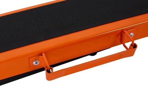 Saw Horses 2 Pack, Folding Sawhorse Heavy Duty Steel Sawhorse Portable Sawhorse Workbench with Fast Open Legs and Convenient Handle for Garage, Workshop, Fully Assembled (Orange) in Kuwait