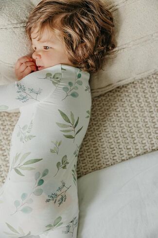 Blitz Copper Pearl Zip-Up Footie Baby Pajamas: Ultra-Soft Boys & Girls Pajamas, Premium Knit Fabric in Stylish Prints, Tag-Free with Two-Way Zipper, Newborn to 24 Months in Saudi Arabia