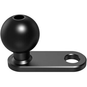 L Shape Aluminum Alloy Base Holder Rubber Ball for Head Rearview for Motorcycle Electric Vehicles Cellphone