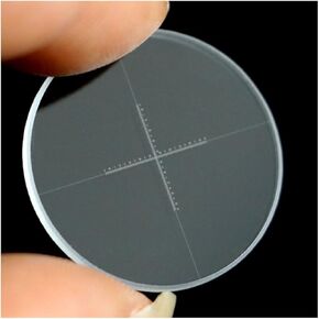 Microscope 943 DIV 0.05mm Microscope Micrometer Ocular Reticle Precise Optical Microscope Eyepiece(1PCS Diameter 24MM)