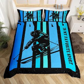 Castle Fairy Soccer Duvet Cover Toddler Size,Football Player Silhouette Soft Bedding Set,Outdoor Sport Lover Comforter Cover 2PCS,Ball Game Theme Quilt Cover,1 Pillowcase(Not Comforter)